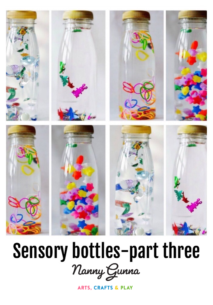 How to make PLAY sensory water bottles for Kids DIY! 